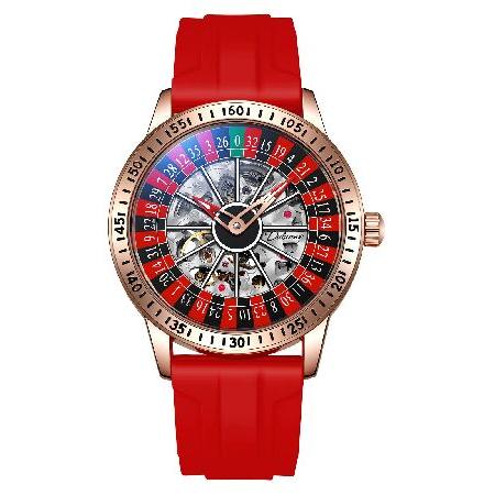 【並行輸入品】 MASTOP Roulette Wheel Men‘s Watches Automa...