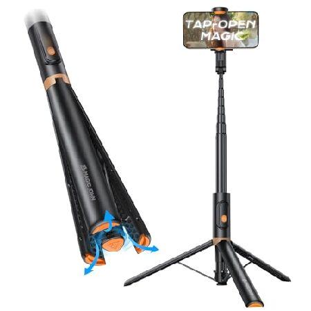 【並行輸入品】 MAGIC JOHN 59" Automatic Phone Tripod, Ext...