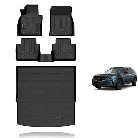 【並行輸入品】 KELCSEECS Floor Mats ＆ Cargo Liner for 202...