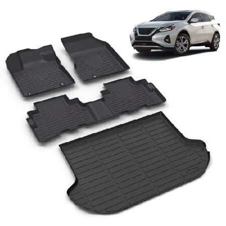 【並行輸入品】 VOUKIY All Weather Car Floor Mats ＆ Cargo ...
