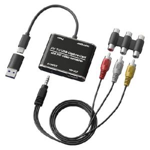 【並行輸入品】 RCA - HDMIコンバーター＆VHSからデジタルコンバーター - VHS/VCR/DVD/AV用のUSBビデオキャプチャカード - アナログ-デジタルコンバーター 1080P