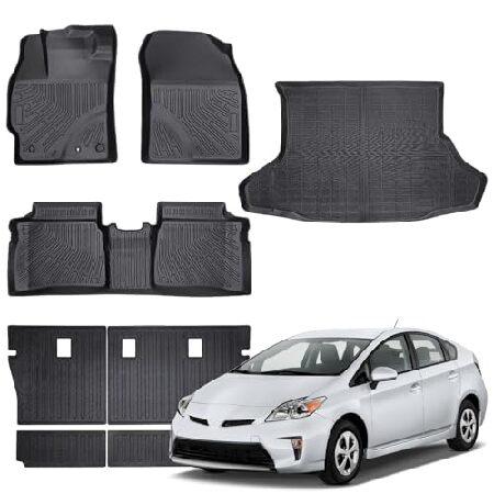【並行輸入品】 Floor Mats ＆ Cargo Liner Compatible with T...
