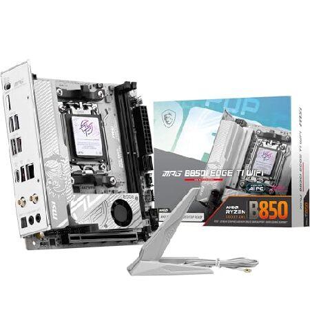 【並行輸入品】 MSI MPG B850I Edge TI WiFiマザーボード、ATX - AMD...
