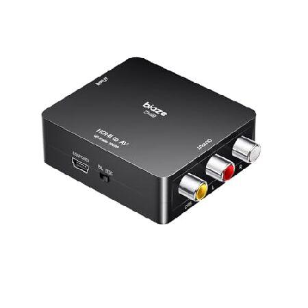 【並行輸入品】 HDMI - RCAコンバーター、HDMI - AVアダプタービデオオーディオコンバ...