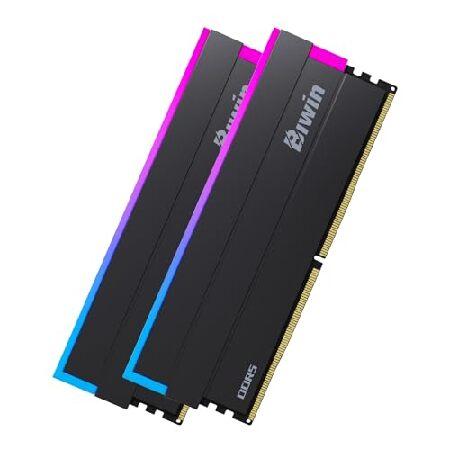 【並行輸入品】 Biwin ブラックオパール DW100 DDR5 RGB RAM 48GB (24...