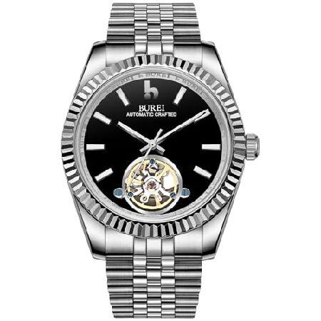 【並行輸入品】 BUREI Men's Classic Luxury Watch Stainless...