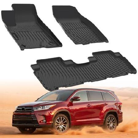 【並行輸入品】 Floor Mats for Toyota Highlander 2014-2019...