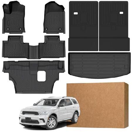【並行輸入品】 Floor Mats for Dodge Durango 7 Passenger 2...