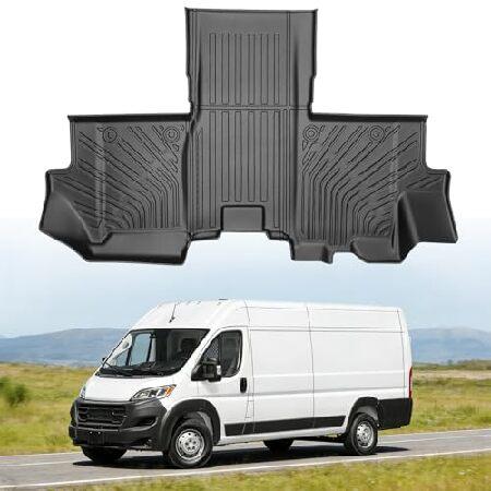 【並行輸入品】 Floor Mats for Dodge Ram ProMaster Van 150...