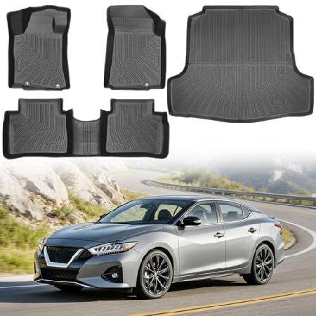 【並行輸入品】 Floor Mats for Nissan Maxima 2016-2023, He...