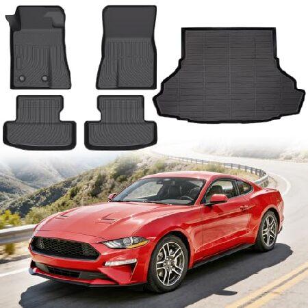 【並行輸入品】 Floor Mats for Ford Mustang 2015-2025 (Not...