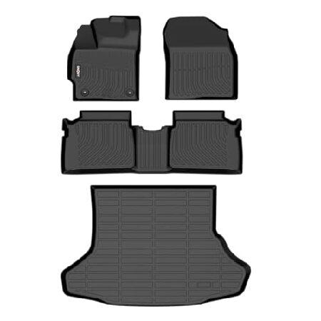 【並行輸入品】 GINOWY-Floor Mats ＆ Cargo Liner for Toyota...