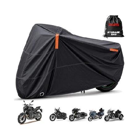 【並行輸入品】 Tozaroa Motorcycle Cover Waterproof Outdoo...