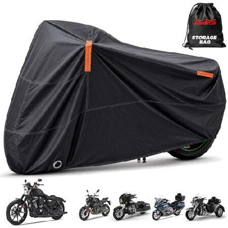 【並行輸入品】 Tozaroa Motorcycle Cover Waterproof Outdoo...