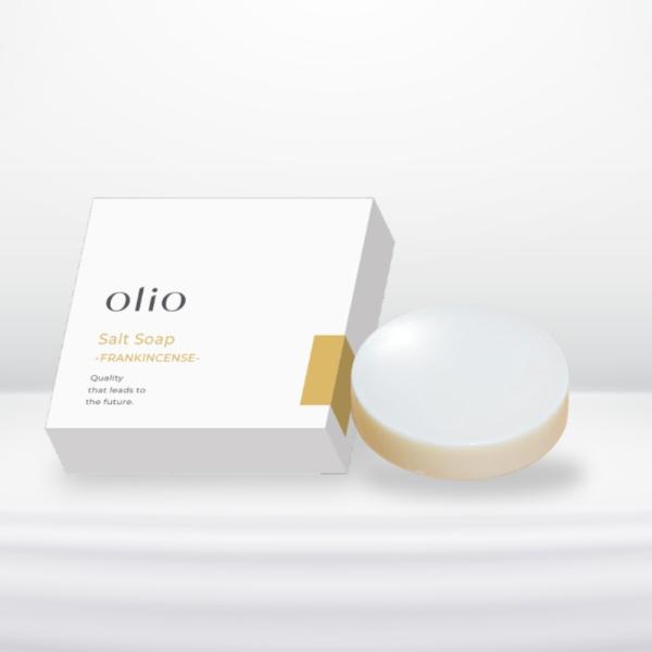 olio オリオ Sea Salt Soap -FRANKINCENSE- 塩石けん フランキンセン...