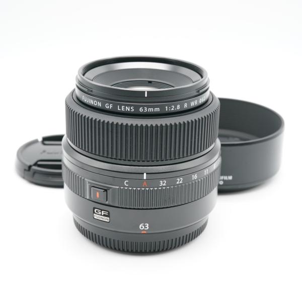新品級 フジフイルム GF 63mm F2.8 R WR あると嬉しい純正フード付！