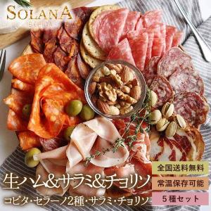 ポイント消化  おつまみ 『スペイン産生ハム＆サラミ＆チョリソ5種詰め合わせセット240g』ぽっきり