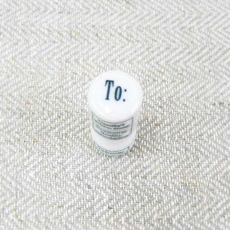 倉敷意匠計画室 事務用 磁器スタンプ (To:)　オフィススタンプ おしゃれ かわいい お仕事用 仕...