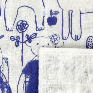 かや織りふきん トラネコボンボン 蚊帳生地ふき...の詳細画像4