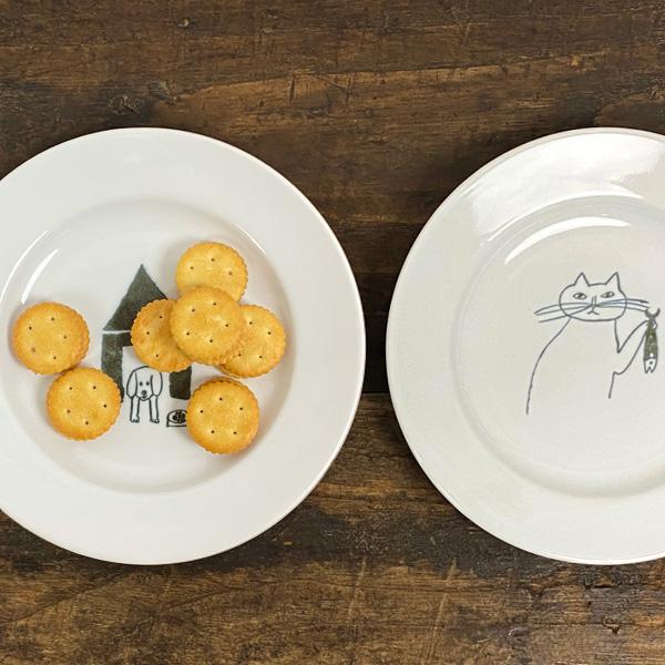 倉敷意匠計画室 トラネコボンボン 丸皿（小）　犬 猫グッズ 雑貨 誕生日プレゼント 女性 おしゃれ ...