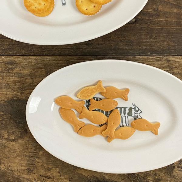 倉敷意匠計画室 トラネコボンボン 楕円皿（大）　犬 猫グッズ 雑貨 誕生日プレゼント 女性 おしゃれ...