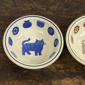 DECOLE（デコレ） fika プレート ネコ 猫グッズ 柄 お皿 小皿 子皿
