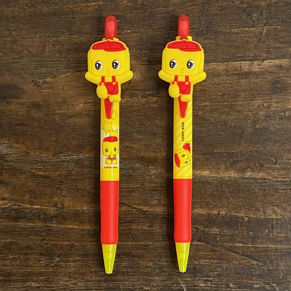 フエキくん ラバーマスコット シャープペンシル　シャーペン グッズ かわいい クリップ付き 消しゴム...