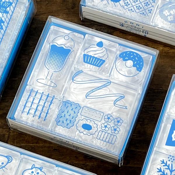 氷印スタンプ HITOTOKI（ヒトトキ）スイーツセット　クリアスタンプ アクリルスタンプ 手帳デコ...