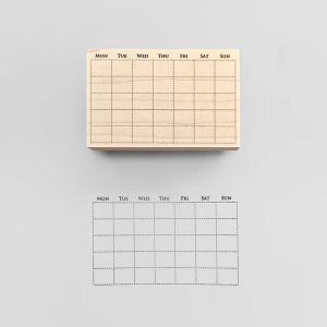 スタンプ 手帳用 KNOOPWORKS（クノープワークス）〈CALENDAR〉スタンプ カレンダー はんこ ハンコ おしゃれ スケジュール お仕事 ゴム印 文房具