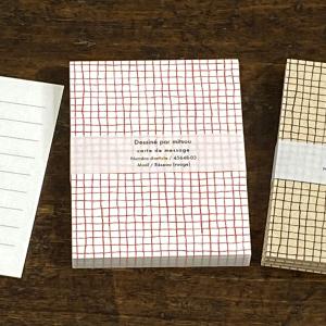 倉敷意匠計画室 mitsou凸版カード 20枚セット メッセージカード おしゃれ オシャレ かわいい 可愛い