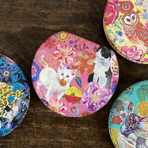 セトクラフト フラワー＆ペンスタンド(ネコ) 猫雑貨 グッズ 陶器 ペン