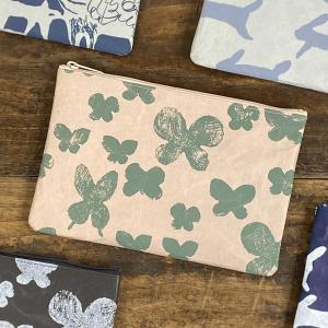 ミナペルホネン SIWA ペンケース L ポーチ 小物入れ 筆箱 スリム メンズ 小さめ 通帳ケースうさぎ ウサギ グッズ 雑貨 おしゃれ かわいい シワ コラボ 限定