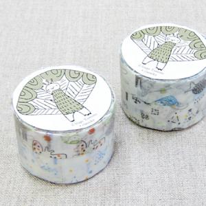 倉敷意匠計画室 絵と木工のトリノコ ほしぞら マスキングテープ 1巻