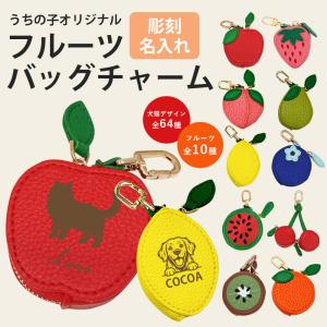名入れ フルーツバッグチャーム 小銭入れ レディ...の商品画像