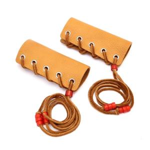 PARLEY/パーリィー グリップカバー バイク 牛革 上品 キャメル