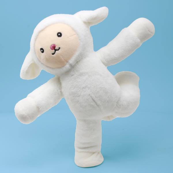 おいのり　ひつじ　たったくん　自立するぬいぐるみ　樹脂製骨組み　好きなポーズで遊べる　立たせて遊ぶ　...