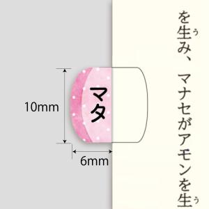 バイブルインデックスシール パステルカラー 聖...の詳細画像1