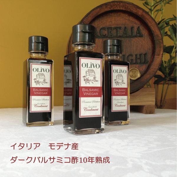 イタリア モデナ産 ダークバルサミコ酢 10年熟成