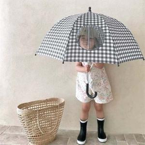 傘 キッズ 子供用 50cm おしゃれ ギンガ...の詳細画像4