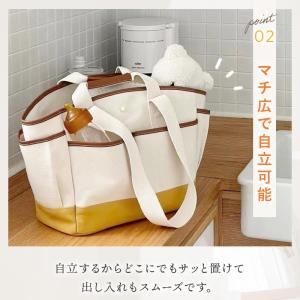 トートバッグ レディース 帆布 マザーズ バッ...の詳細画像4