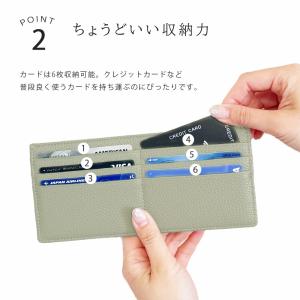 財布 レディース 長財布 薄い 小さめ 薄型 ...の詳細画像4