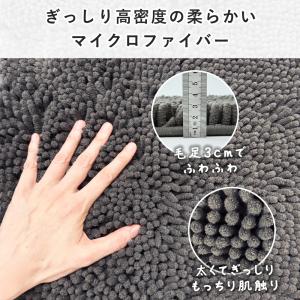 バスマット 大判 速乾 速乾 ソフト マイクロ...の詳細画像5