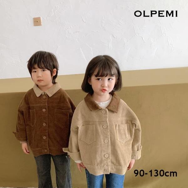 ジャケット キッズ おしゃれ 韓国子供服 男の子 女の子 アウター フードなし 子ども バイカラーコ...