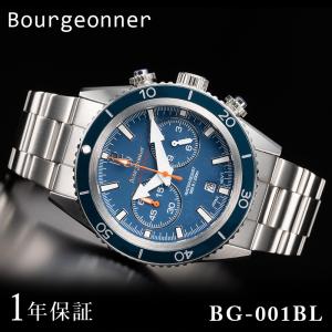 Bourgeonner ブルジョネ メンズ 男性 アナログ 腕時計 クロノグラフ 