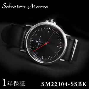 Salvatore Marra サルバトーレマーラ メンズ アナログ 腕時計 クオーツ ウォッチ SM22104-SSBK ビジネス 誕生日 プレゼント ギフト｜olqyv41767