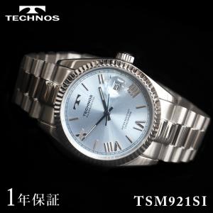 【マサ　様】TECHNOS テクノス 腕時計＊TSM419MM オールステンレス TECHNOS（テクノス） バレンタインセール 腕時計 メンズ TSM419MM
