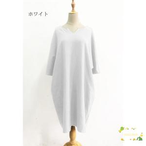 チュニック Tシャツ チュニックワンピース 夏...の詳細画像3