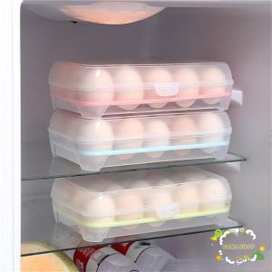 卵ケース 卵収納ボックス 冷蔵庫用 3点セット 15個収納 持ち運び 大容量 玉子ケース 区分保管 取り出し便利 通気性良い 食品保存容器 キッチン｜ols