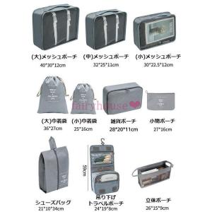 トラベルポーチ セット 旅行用 収納袋セット ...の詳細画像1