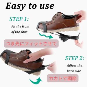 スノースパイク 靴 滑り止め 靴 滑止め 雪 ...の詳細画像2